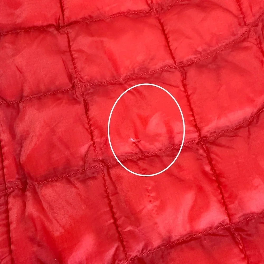 The North Face Thermoball Mens XXL Pre-Owned‎ Hooded Puffer Jacket Red Brown